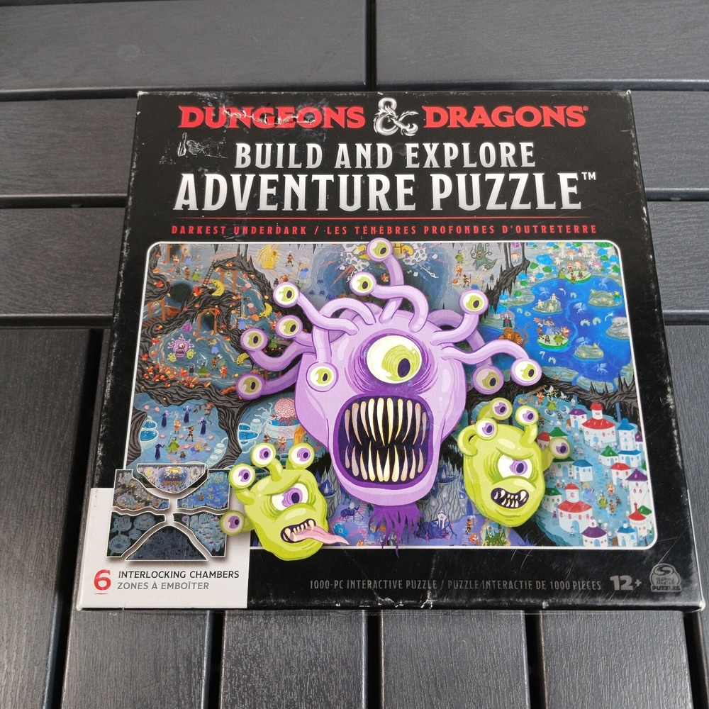 Dungeons & Dragons Build And Explore Adventure Puzzle 6 Chambers 1000‎ PCS -ZB